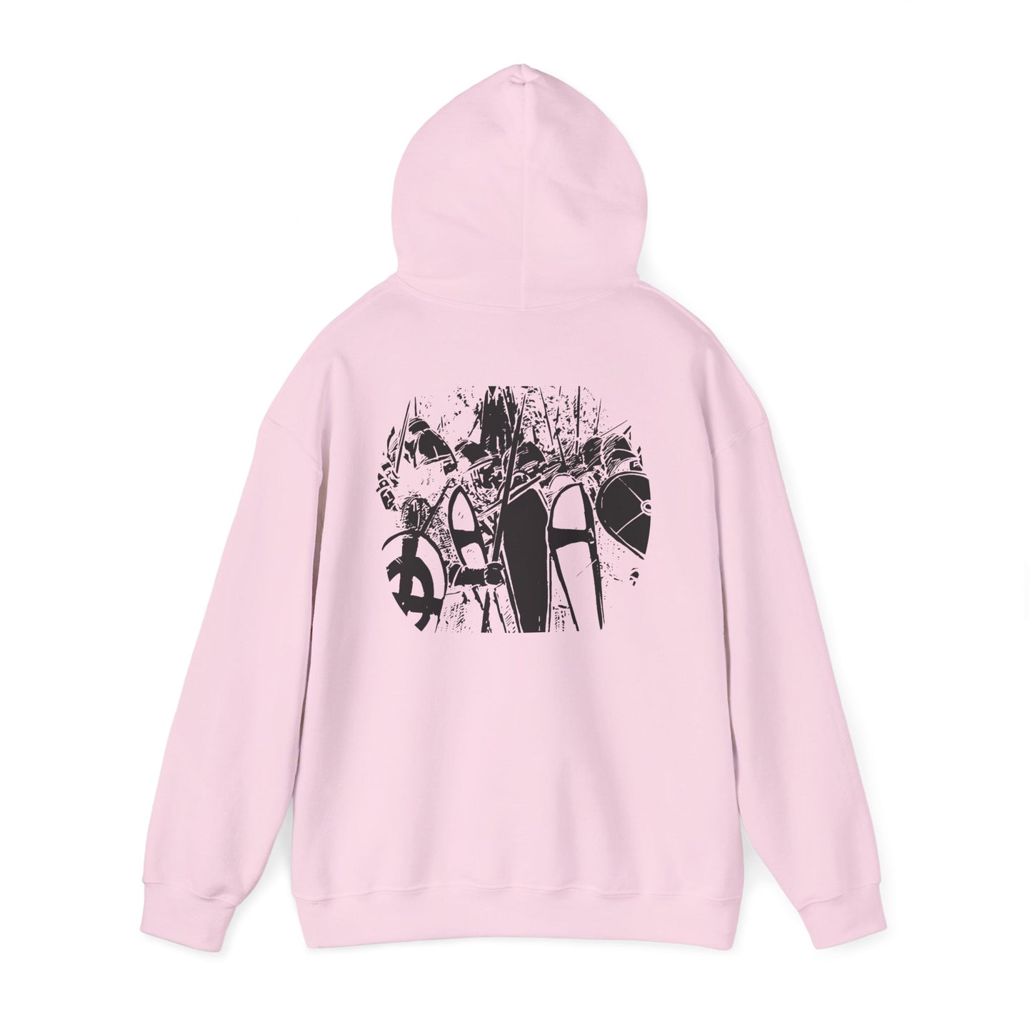 Drengr Ancestral Hoodie – Heritage-Inspired Heavy Blend™ Unisex Sweatshirt (White / Grey / Black)